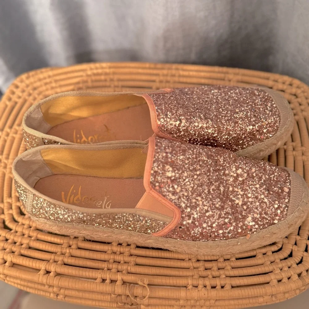 VIDORRETA  Glitter | Gold & Rosegold | Shoes Size 40